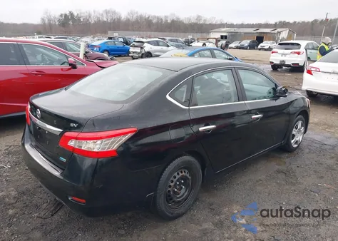 2013 Nissan Sentra Sv from USA, damaged, VIN 3N1AB7APXDL614908